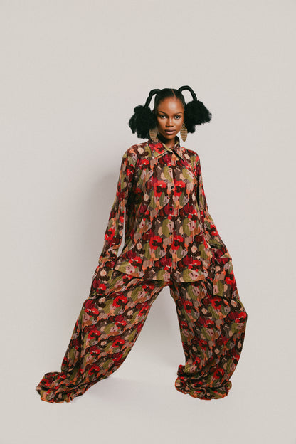 Sankofa Printed Pants