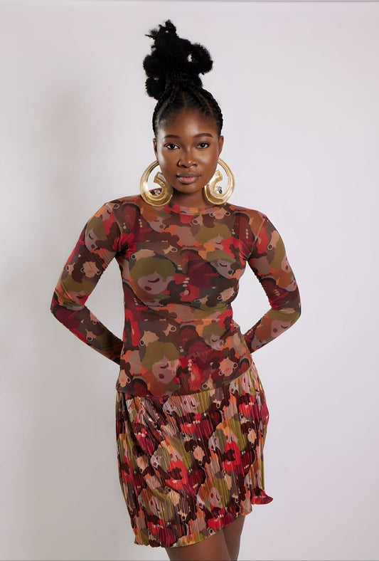 Zuri Mesh Top